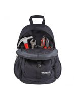 Mochila Para Ferramentas 14'' Poliéster Preta/vermelha Worker