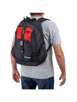 Mochila Para Ferramentas 14'' Poliéster Preta/vermelha Worker