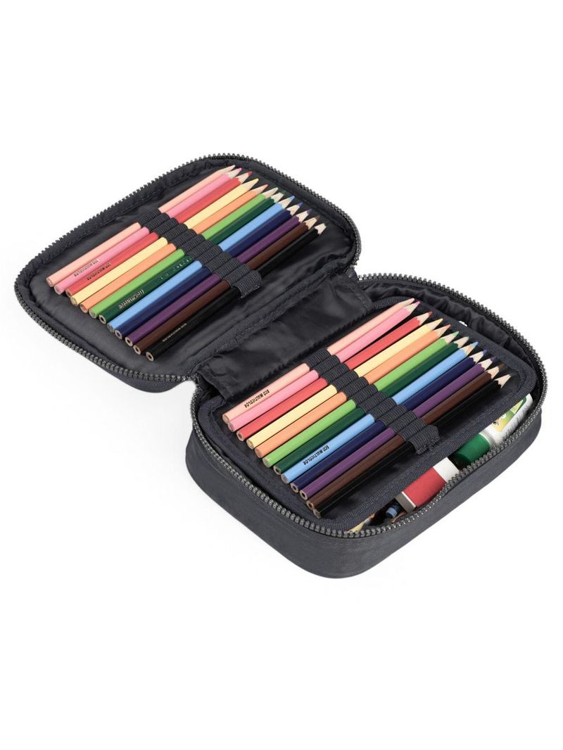 Estojo feminino pop fun cinza