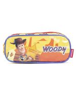 Estojo escolar masculino wood amarelo