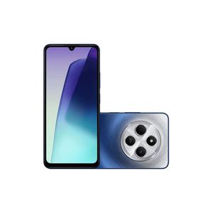 Smartphone xiaomi redmi 14c br 4g azul 256gb, 4+4gb ram virtual, tela de 6,8’’, mediatek helio g81 ultra e câmera traseira dupla de 50mp