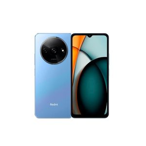 Smartphone xiaomi redmi a3 azul, 128g, tela 6.7”, 4gb de ram, câmera dupla traseira, android 14 e processador octa-core