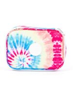 Estojo escolar feminino tie dye espiral colorido