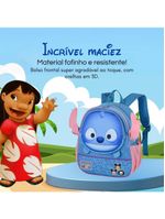 Mochila Infantil Com Rodinhas Stitch Tsum Escolar Volta As Aulas