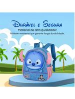 Mochila Infantil Com Rodinhas Stitch Tsum Escolar Volta As Aulas