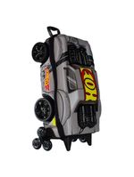 Mala Infantil 3+ Pre Escola Creche Menino Night Shifter 3d Com Rodinhas Cor Cinza