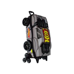 Mala Infantil 3+ Pre Escola Creche Menino Night Shifter 3d Com Rodinhas Cor Cinza