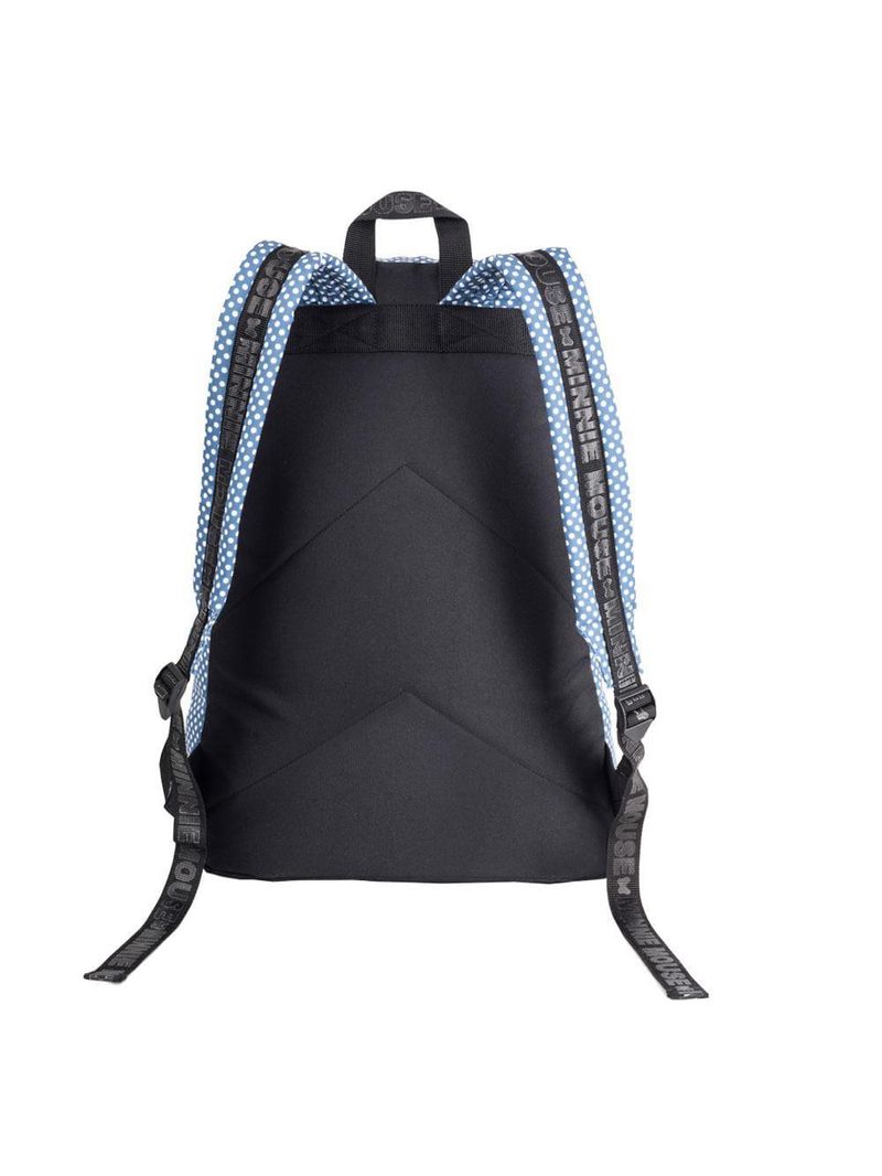 Mochila feminina minnie patches azul