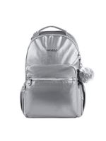Mochila feminina perolada 23j prata