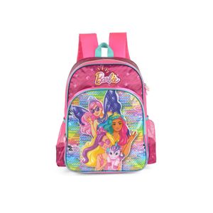Mochila escolar feminina premium barbie verde