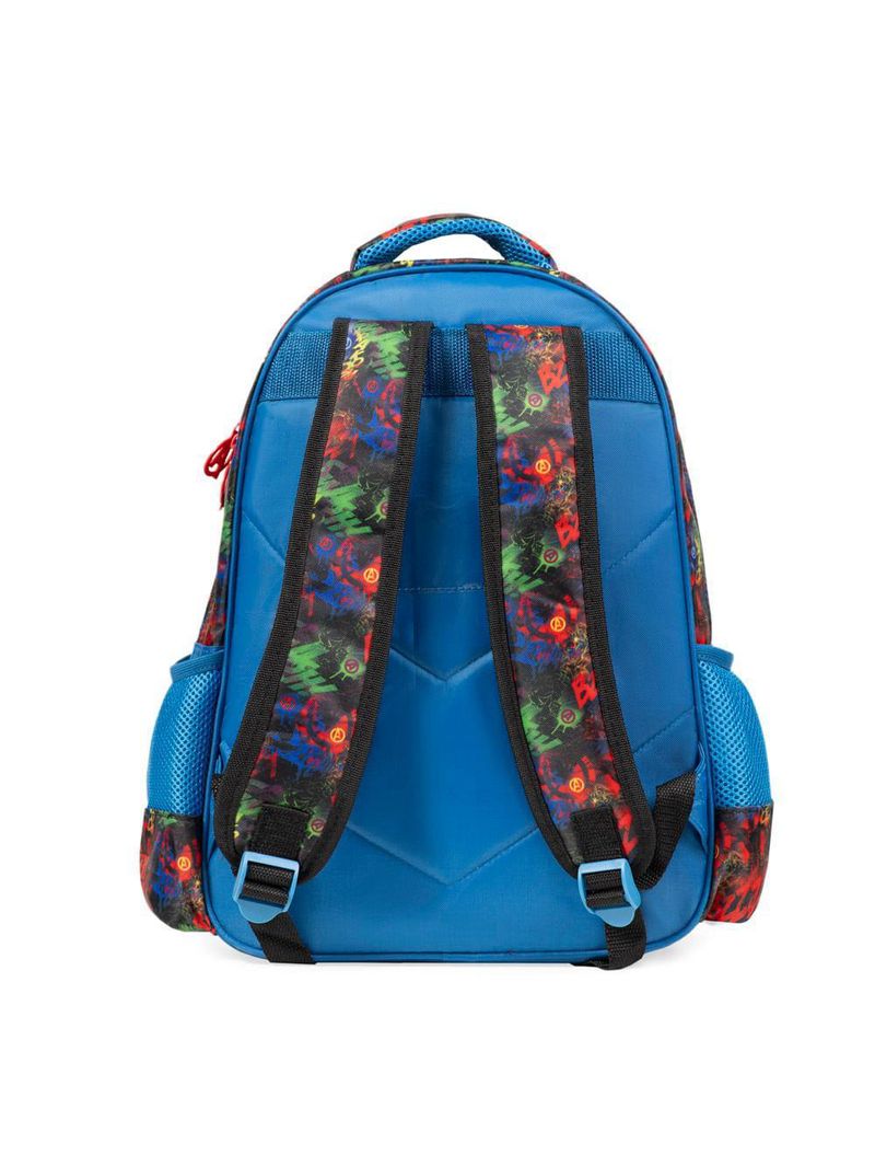 Mochila escolar masculina infantil vingadores preta