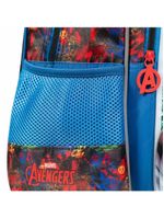 Mochila escolar masculina infantil vingadores preta