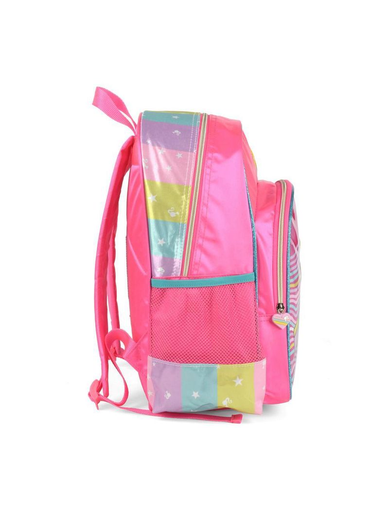 Mochila escolar feminina premium barbie rosa