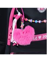 Mochila escolar feminina juvenil bg joy preta
