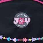 Mochila escolar feminina juvenil bg joy preta