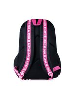 Mochila escolar feminina juvenil bg joy preta