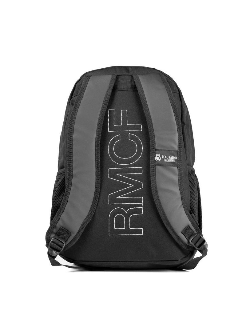 Mochila escolar masculina juvenil real madrid preta