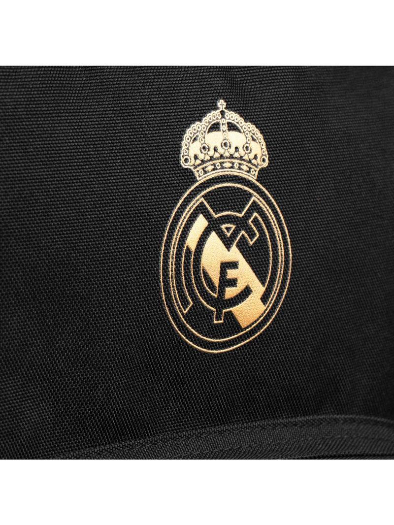 Mochila escolar masculina juvenil real madrid preta