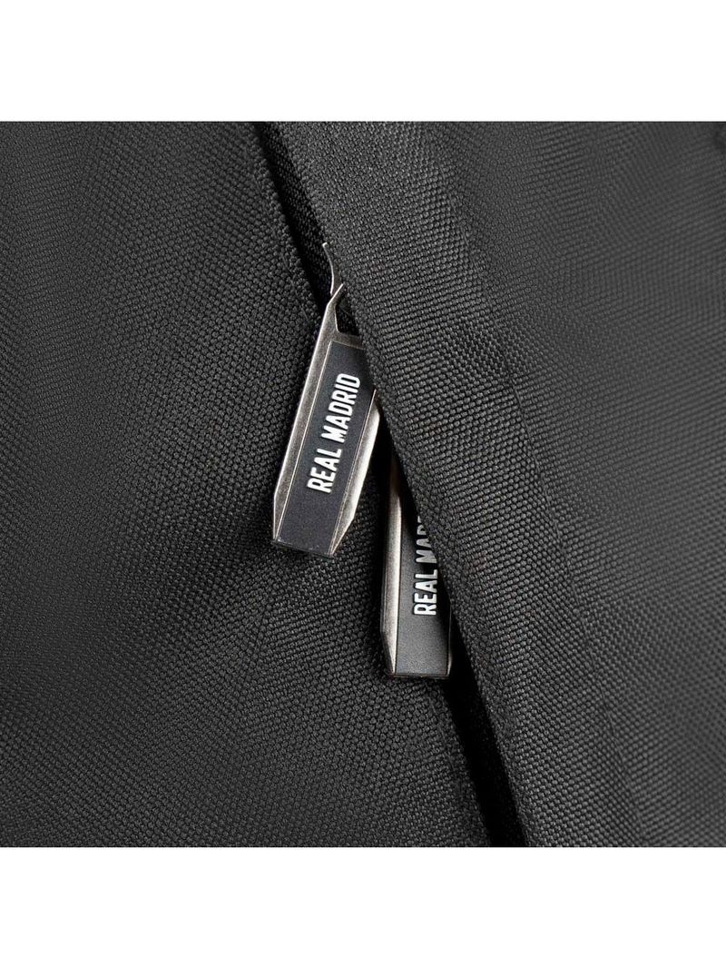 Mochila escolar masculina juvenil real madrid preta