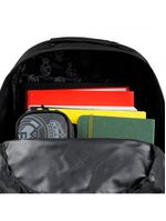 Mochila escolar masculina juvenil real madrid preta