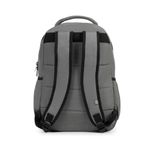 Mochila escolar masculina juvenil color block cinza