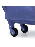 Mochila escolar feminina de 4 rodinhas pop fun ii azul