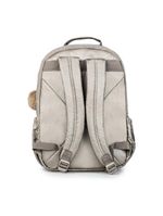 Mochila escolar juvenil feminina perolada cinza