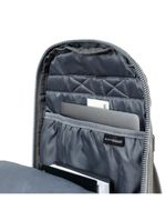 Mochila escolar juvenil feminina perolada cinza