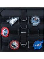 Mochila escolar  espacial nasa preta