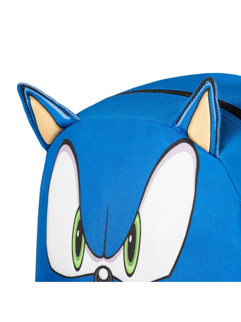 Mochila escolar masculina infantil sonic azul