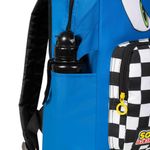 Mochila escolar masculina infantil sonic azul