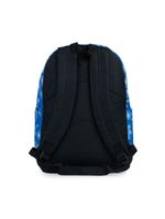 Mochila escolar feminina margaridas azul
