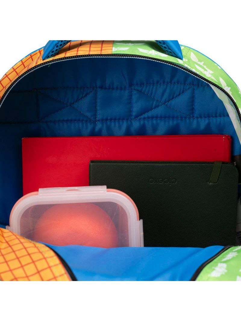 Mochila escolar masculina infantil toy story woody e buzz