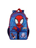 Mochila escolar infantil spidey baby 3d azul