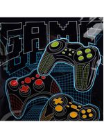 Mochila de rodinhas video game preta