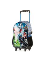 Mochila de rodinha vingadores azul