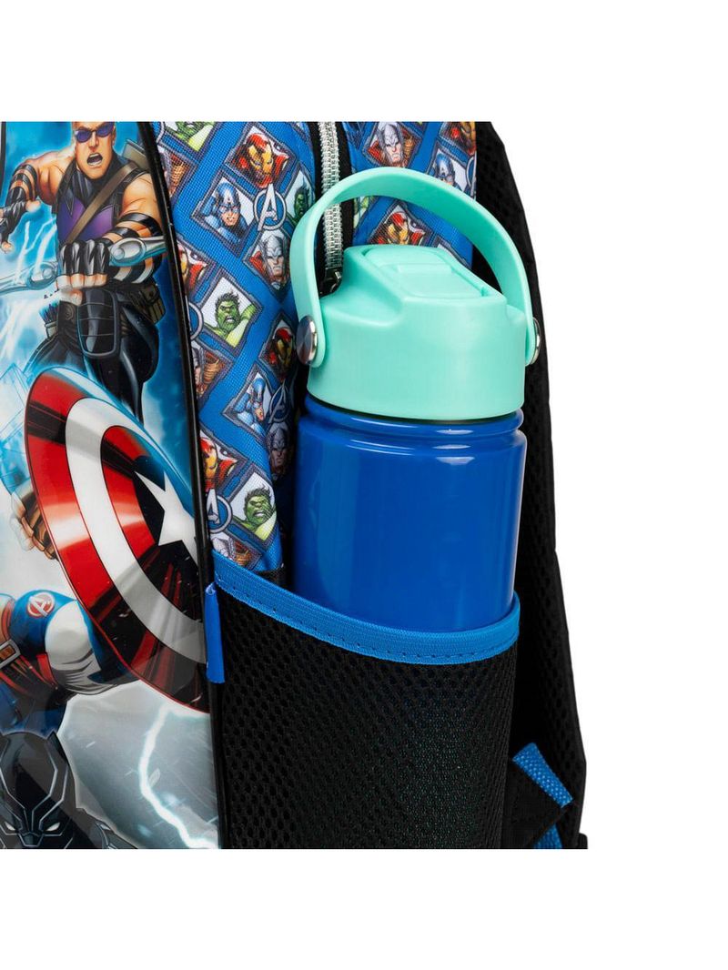 Mochila de rodinha vingadores azul