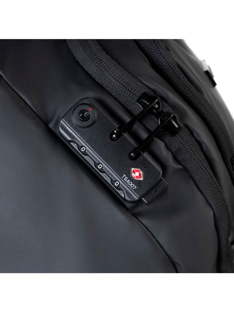 Mochila masculina média executiva para notebook resistente à Água advanced preta