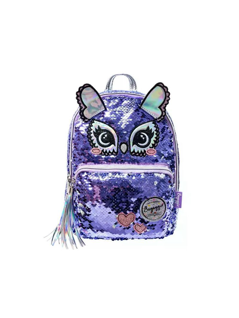 Mochila escolar feminina coruja ii roxa