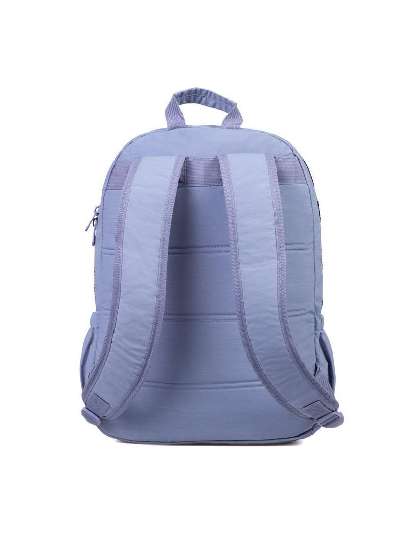 Mochila escolar juvenil feminina crinkle chic azul clara