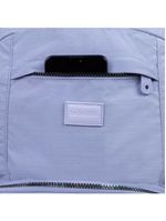 Mochila escolar juvenil feminina crinkle chic azul clara