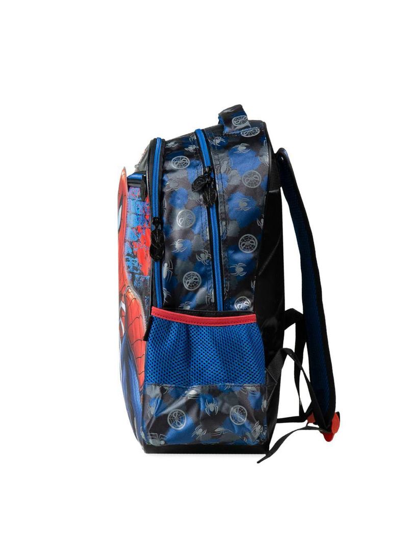 Mochila escolar homem aranha azul escuro