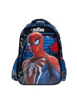 Mochila escolar homem aranha azul escuro