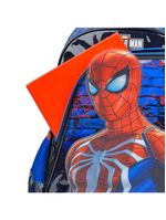 Mochila escolar homem aranha azul escuro