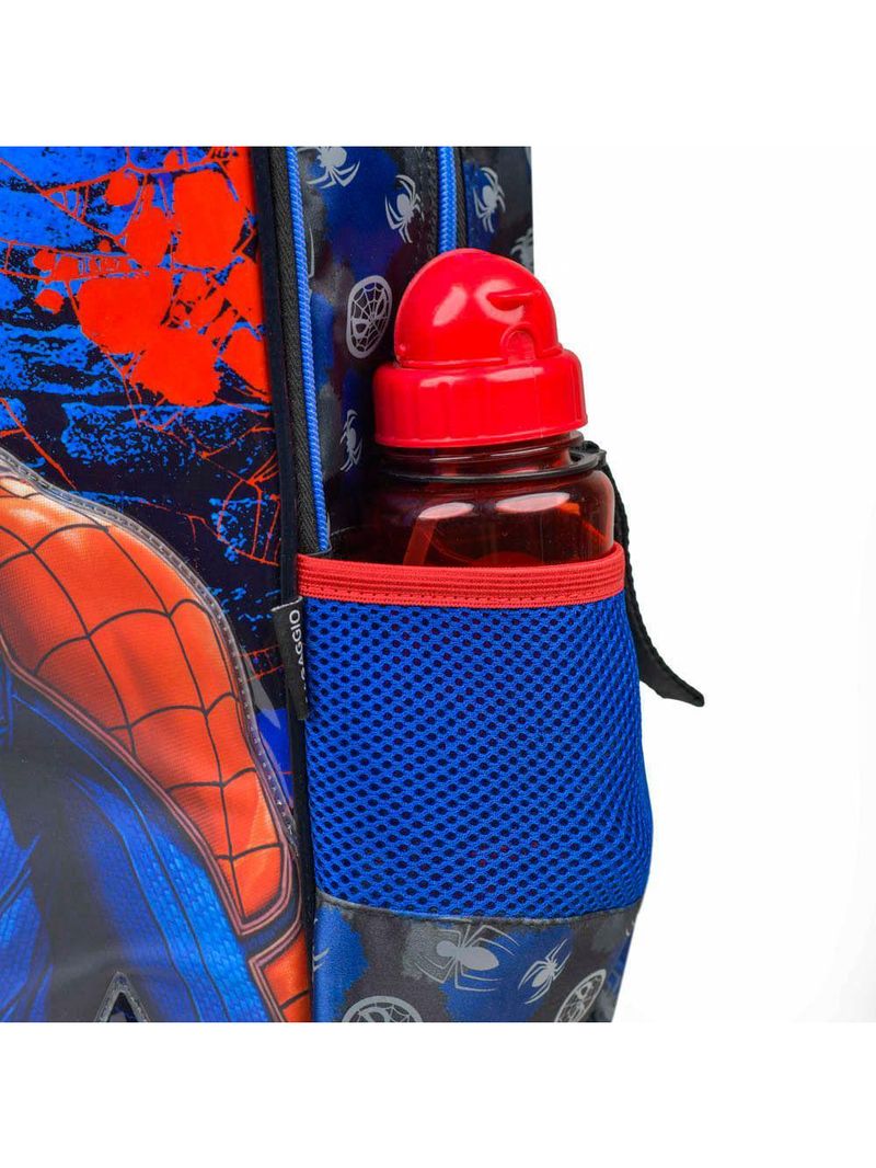 Mochila escolar homem aranha azul escuro