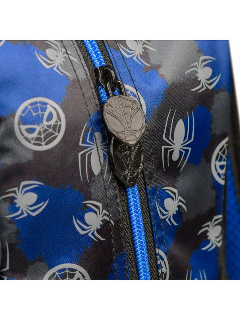 Mochila escolar homem aranha azul escuro