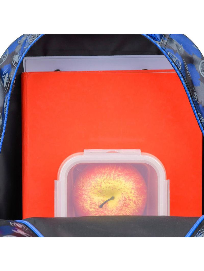 Mochila escolar homem aranha azul escuro