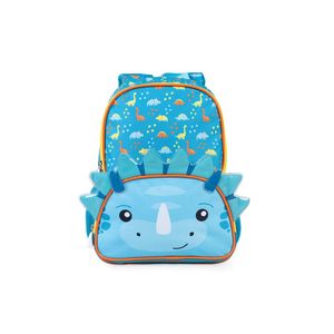 Mochila infantil pets dinossauro azul escuro