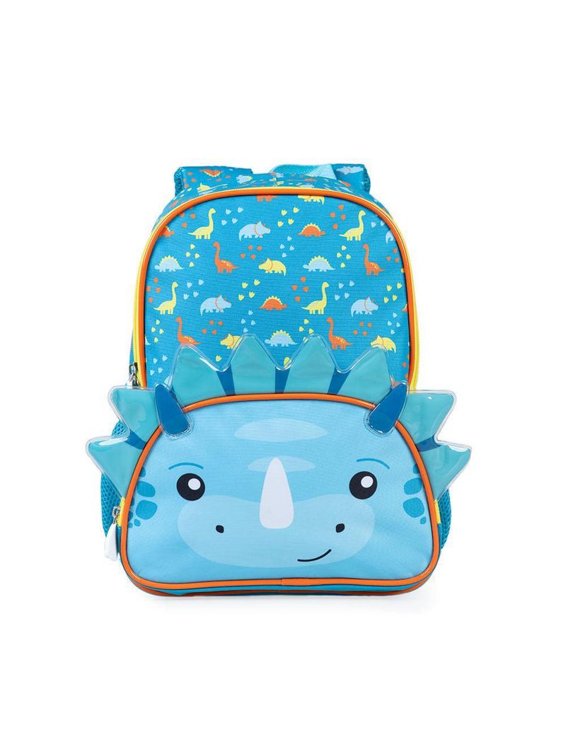 Mochila infantil pets dinossauro azul escuro