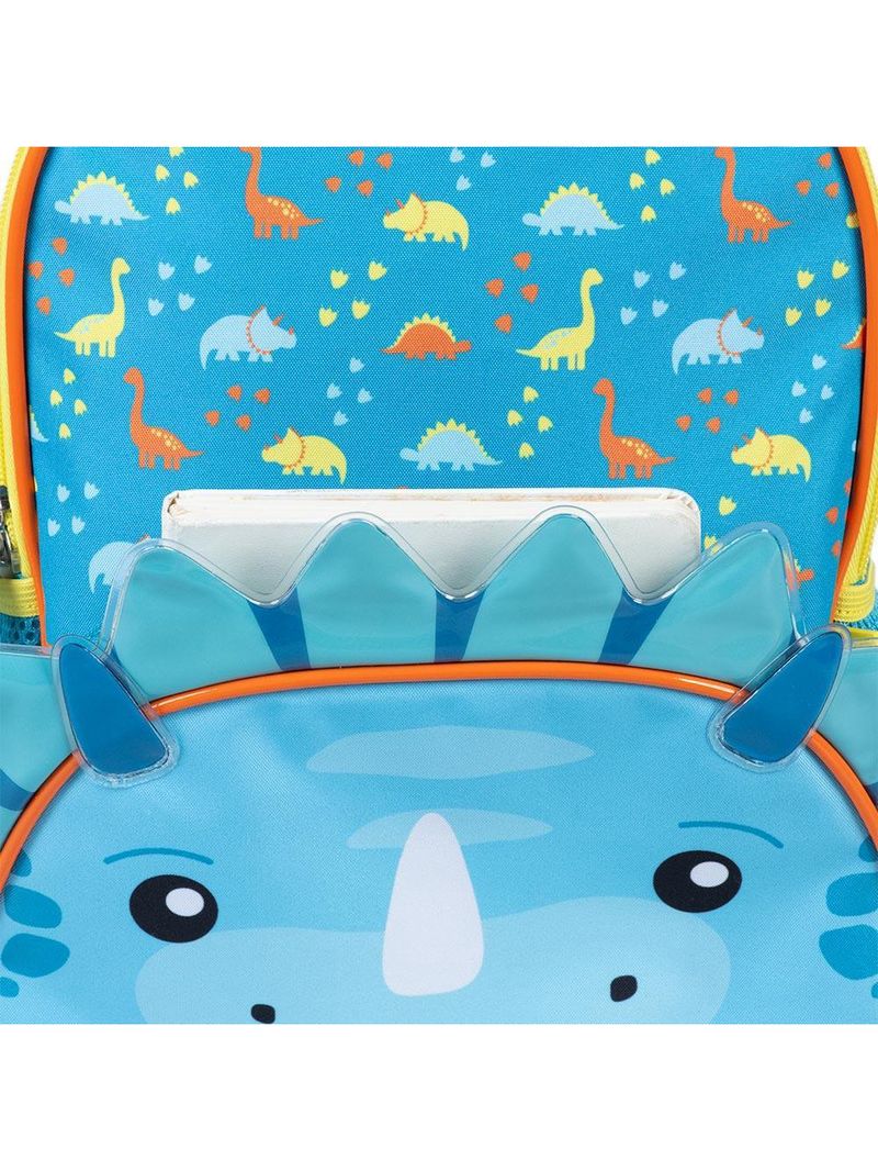 Mochila infantil pets dinossauro azul escuro